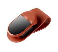 Sunglass Holder Car Visor Organizer Eyeglasses Clamp, 1,57 x 3,22 pollici Space-Saving Buckle Design, Aesthetic Protection, Safe & Secure for Driving, Black, arancione, Se référer au descriptif,