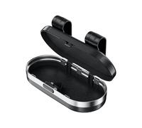 Sunglass Holder For Car, Long Lasting Sun Visor Eyeglasses Storage Box | 18 x 4 x 8 cm Dustproof Glasses Storage Box For Polarized Lenses SUV Truck RV Drivers Daily Commuting Long Distance Driving