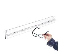 Sunglasses Holder Organizer - Wall Mounted Glasses Holder | Sunglasses Storage Organizer | Wall Sunglass Holder | Clear Acrylic Wall Mount Eyeglass Holder | Sunglasses Display Decor Storage Organizer