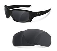 sunglasses restorer Lenti di Ricambio compatibili per Oakley Straightlink (Black Iridium, Lenti Polarizzate)
