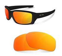 sunglasses restorer Lenti di Ricambio compatibili per Oakley Straightlink (Fire Iridium, Lenti Polarizzate)