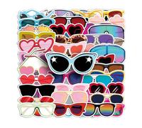 Sunglasses Sticker Occhiali da sole Stickers 50pcs Skateboard Graffiti Adesivi Moto Bicicletta Snowboard Bagagli Auto Valigia per Bambini e Ragazzi Impermeabile Adesivo Vinile