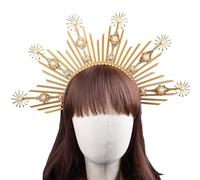 SunGoddess - Cerchietto per capelli da sposa, per la doccia della sposa, da donna, elegante chiesa