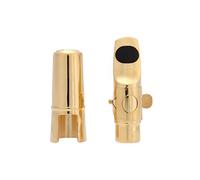 SUNGOO Jazz Soprano Sassofono 5C Metallo Boccaglio + Pads cuscini + berretto Fibbia Placcatura