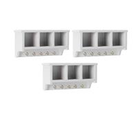 SUNGOOYUE 1:12 Scaffali di Stoccaggio delle Bambole in Legno, Mobili per Scaffali in Miniatura per Decorazioni per la Casa con un Design Realistico Migliora l'autenticità del Mondo in