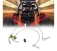 SUNGOOYUE 2 Pcs Pin di Filo con Guscio per Corpicchiere per Auto RC Anti -perso con Fermo a Vite, Clip per il Corpo in Metallo da 160 Mm per Modello di Auto RC 1/10 (rosso (rosso (GREEN)