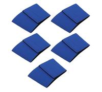 SUNGOOYUE 5 PCS Manica di Tazza di Neoprene Riutilizzabile, Manica del caffè Isolato per Bevande Calde e Ghiacciate con Dispositivo di Fissaggio del Ciclo Protegge Le Mani dal Calore (Blue)