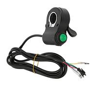 SUNGOOYUE Acceleratore a Pollice Universale per Bici Elettrica 12V-99V, Gruppo di Controllo della velocità Dell'acceleratore a Pollice in Plastica con Pulsante per Scooter per Bici Elettriche