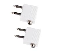 SUNGOOYUE Adattatore per Cuffie da Aereo, Doppio Convertitore da 3,5 Mm Maschio a 3,5 Mm Femmina per Cuffie da Compagnia Aerea con Connettori in Metallo per di Intrattenim (2 pezzi)