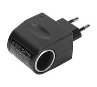 SUNGOOYUE Adattatore più Leggero per Sigaretta per Auto, Convertitore di Potenza 12 V 1.5A Adattatore per Auto con Indicatore a LED per l'elettronica di Piccole Dimensioni (Plug USA (Spina europea)