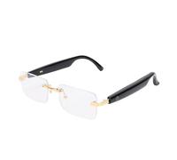 SUNGOOYUE AI Smart Glasses, 5.4 Traduzione in Tempo Reale GPT e DeepSeek Supportano Assistente AI Multilingue del 98% con Riduzione del Rumore per L'apprendimento dei Viaggi Aziendali (GOLD)
