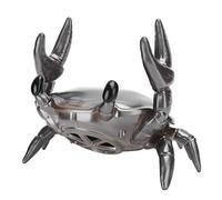 SUNGOOYUE Altoparlante Bluetooth 2 in 1, Supporto per Cellulare a Forma di Granchio con Surround a 360 Gradi, per la Decorazione della Scrivania e la Riproduzione Musicale W (GREY)