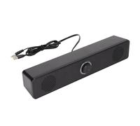 SUNGOOYUE Altoparlante per Computer, Soundbar Cablata Alimentata Tramite USB da 6 W con Controllo del Volume, per PC Desktop, Laptop, Tablet, Telefono, Monitor, Proiettore