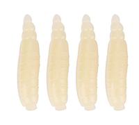 SUNGOOYUE Artificiale Maggot Grub Soft Lure, 200pcs 17mm Piccolo Artificiale Maggot Grub Soft Lure Vermi Realistici Esche da Pesca