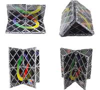 SUNGOOYUE Aumenta l'intelligenza, Cubi Puzzle Pieghevoli a 8 Pannelli per Bambini di 6 Anni, Esercizio di Coordinazione Occhio-mano, Struttura Resistente, Stimolazione Visiva, Utilizzo Versatile,