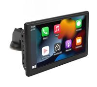 SUNGOOYUE Autoradio Portatile, Display Touch Screen IPS HD da 7 Pollici Wireless Supporto Auto Bluetooth 5.0 Dual Band WiFi Mirror Link Trasmissione FM, con Staffa a Ventosa, (Senza scheda di memoria)