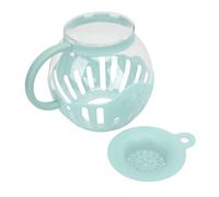 SUNGOOYUE Barattolo per Popcorn Domestico, Bicchiere a Bocca Larga, Popper per Popcorn nel Microonde, Macchina Riutilizzabile per Spuntini Sani (GREEN)