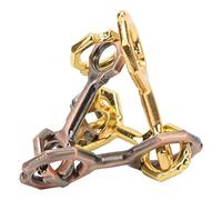 SUNGOOYUE Brain Cerebrale Tetrametrico di Puzzle in Lega di Metallo per Adulti Creativi - Sblocca Giocattoli per i Giochi Cerebrali per la Lotta Allo Stress