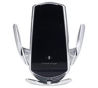 SUNGOOYUE Caricabatterie Wireless per Auto, PC ABS Silicone Ricarica | Bloccaggio automatico a infrarossi, attivazione del sensore intelligente, controllo della temperatura, supporto per