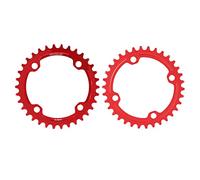 SUNGOOYUE Catena in Lega di Alluminio 7075 per Biciclette di Montagna, Alta Resistenza e Durata, Fissaggio della Catena Finale per L'albero a Gomiti 32/34/36/38t, Si Adatta Al Modello a Bullone da