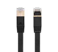 SUNGOOYUE Cavo Piatto Cat7 con Connessioni RJ45 con Maggiore Protezione Contro i disturbi: Computer, ADSL / / 1m (10 m / 32,8 piedi)