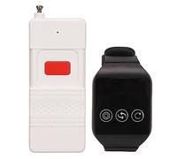 SUNGOOYUE Cercapersone Wireless per Operatori Sanitari, di Avviso con Pulsante di Chiamata di Emergenza SOS con Portata di 1000 M e Avvisi con Cicalino a Vibrazione, per Pazienti