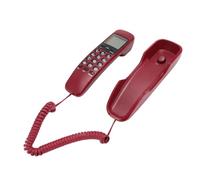 SUNGOOYUE Chiamata di Supporto per il Chiamante di Telefono con Cavo a Muro Prevenire il Telefono di Terraferma Rossa per Hotel a Casa