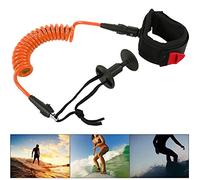 SUNGOOYUE Ciotola Bodyboard Bracciale a Spirale Gli Accessori Bobina di Navigazione per i Surfisti Sono Ultra Luci Regolabili (Orange)