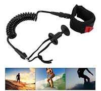 SUNGOOYUE Ciotola Bodyboard Bracciale a Spirale Gli Accessori Bobina di Navigazione per i Surfisti Sono Ultra Luci Regolabili (Black)