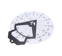 SUNGOOYUE Circle of Fifths Wheel, 30 Cm di Diametro Wall Sospeso PVC CORTO Melodia Strumento di Apprendimento della Melodia con Carta di Accordi per Pianoforte di Chitarra Ukulele (RMT-A10W (bianco))