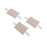 SUNGOOYUE Copertura per Serratura per Porta, Resistente Al Rumore, in Cotone di Canapa, per Dormitorio, per Biblioteca, per Cameretta dei Bambini, Confezione da 3