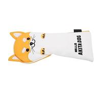 SUNGOOYUE Copritesta per Mazza da, n. 1 Giallo/bianco in PU Impermeabile a Forma di Animale, con Interno Morbido in Peluche, per gli Amanti del