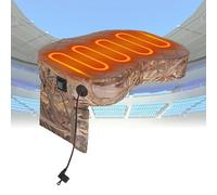 SUNGOOYUE Cuscino per Sedia Riscaldato da Stadio, Regolabile su 3 Livelli, Riscaldamento per Campeggio All'aperto, Cuscino per Sedia Riscaldato Portatile per Partite di Calcio, Pesca, Tessuto Oxford