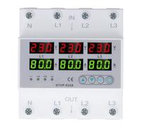 SUNGOOYUE Dispositivo di Protezione Sovratensione Efficiente Trifase 80A per AC220V AC380V con Installazione su Guida DIN per Proprietari di Box/Cover