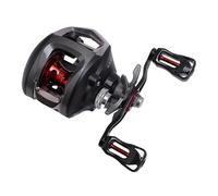SUNGOOYUE Doppia Bobina per la Pesca del Freno 8 Kg di Frenatura Migliorata 6.3: 1 Bobina di Baitcasting del Rapporto Ingranaggio per Acqua Salata D'acqua Dolce con Tecnologia a Doppio
