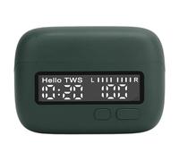 SUNGOOYUE Eleganti Auricolari 5.2 con Design Multifunzionale, Cuffie ENC con Cancellazione del Rumore per Uso Prolungato, Auricolari con Batteria Al Litio Incorporata per Viaggi di Lavoro in (GREEN)