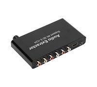 SUNGOOYUE Estrattore, Interfaccia Multimediale HD 4K 30Hz a Convertitore 5.1CH, Lega di Alluminio Nera, per Lettori Dvd HDTV