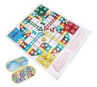 SUNGOOYUE Game Leggero Durevole a Scacchi Volanti per il Gioco da Tavolo per Feste in Famiglia, Scacchi di Volo Portatile Non Tossico Casa e Viaggiare con Ovale