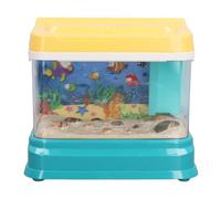 SUNGOOYUE Giocattolo Interattivo per Acquario Elettrico, Set di Giochi da Pesca Magnetici, Giocattolo per Pesca in Acquario - Costruzione in Plastica , Design Compatto da 8 Pollici per Bambini