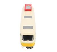 SUNGOOYUE Il Modello di Treno in Lega Ispira Il Gioco Creativo, una Promessa di Gioco e Gioiosa per i Bambini con un Design Classico, Porte Apribili (YELLOW)