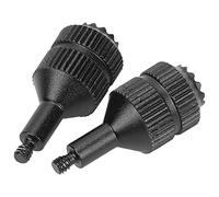 SUNGOOYUE Joystick Controller RC 2 Pezzi, Stick di Controllo Drone in Lega di Alluminio, Design Ergonomico Retrattile per Telecomando FPV V2 (BLACK)