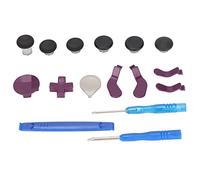 SUNGOOYUE Kit di Accessori per Controller di Gioco per One Series 2, Parti Mod in Metallo Viola, Leve a Pollice in Acciaio Inossidabile, Paddle, Strumenti