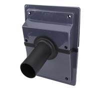 SUNGOOYUE Kit di Copertura per Set di Penetrazione a Parete, di Tenuta in Gomma ABS per Condizionatore d'Aria con Installazione Semplice, Finitura in Due Pezzi, Design Professionale (4,5 cm/1,8