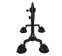 SUNGOOYUE Kit di Montaggio per Auto della Tazza di Aspirazione, Bastoncino di Selfie Telescopici a 5 Sezioni con Tazza di Aspirazione Tripla per X5 X3 X2 X2 RS Panoramica Action Telecamere