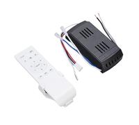 SUNGOOYUE Kit Telecomando per Ventilatore da Soffitto, Kit di Controllo Universale Ricevitore Controller Luce Ventola CC a 6 velocità con Timer per la Sostituzione