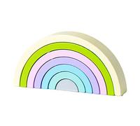SUNGOOYUE La Ricchezza del Legno Previene un Giocattolo di Colore Grande, Colorato per Cintura per un Gioco Piccolo, Piccolo, Infinitamente Divertente per lo Sviluppo del Cervello, Materiale per un