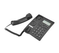 SUNGOOYUE LCD Visualizza il Telefono con Filo Semi con Cavi con Altoparlanti, Allarmi a 3 Gruppi per Comunicazioni Chiare, a Casa e in Ufficio (BLACK)