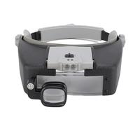 SUNGOOYUE Lente D'ingrandimento Frontale a LED Regolabile per Artigianato, Lettura, Creazione di Gioielli, Ispezione, con 2 Batterie AAA, Adatta a Tutte le età