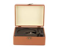 SUNGOOYUE Lettore CD per Valigia, Giradischi Portatile Bluetooth con Stereo HiFi, Batteria Integrata da 3600 MAh, per Principianti in Ufficio in Casa Amanti 'Antiquariato