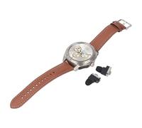 SUNGOOYUE Lo Smartwatch con Auricolari da 1,52 Pollici di Sport Rotondo Supporta Oltre 100 modalità Sportiva e Lettore Musicale per la Gestione del Materiale Aerobico in bicicletta: PU Leather+